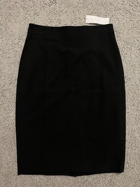 Ann Taylor Black Slim Pencil Skirt